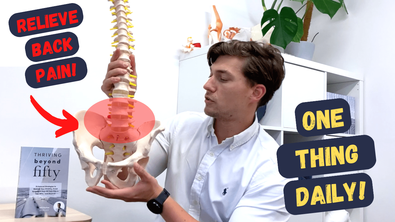 The ONE thing that most people should do daily to reduce back pain – especially if they work a desk-job or spend a lot of time sitting.