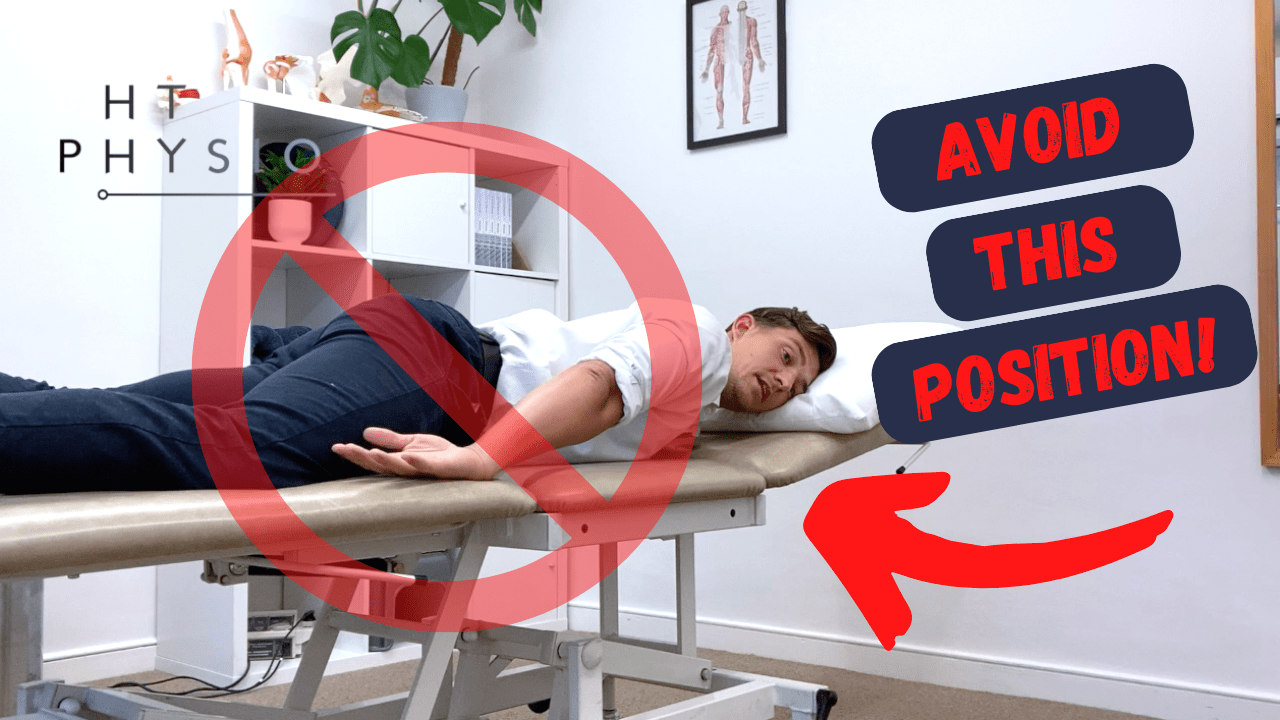 In this episode, Farnham's leading over-50's physiotherapist, Will Harlow, shows you two positions that can be HARMFUL for people who have shoulder pain – and gives you two alternative sleeping positions instead!