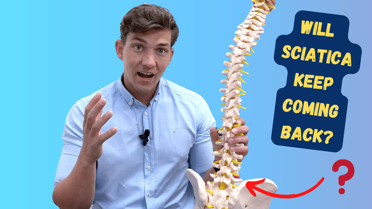 In this episode, Farnham's leading over-50's physiotherapist, Will Harlow, discusses whether or not sciatica keeps coming back – and how to stop it!