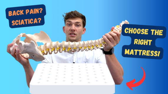 In this episode, Farnham's leading over-50's physiotherapist, Will Harlow, shares some top tips for choosing the right mattress when you have back pain or sciatica. This video reveals which mattresses are best for bulging discs, spinal stenosis or muscular back pain.