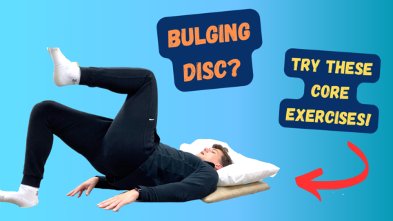 In this episode, Farnham's leading over-50's physiotherapist, Will Harlow, reveals the 3 best core exercises for people with bulging discs! These exercises are less likely than the more common core exercises to aggravate sciatica and bulging discs so seem to be better tolerated by most people.