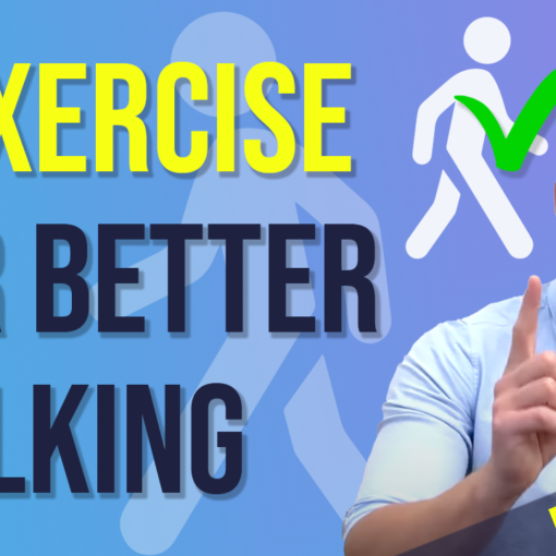 In this episode, Farnham's leading over-50's physiotherapist, Will Harlow, reveals one great exercise - that almost no one knows about - that can improve your walking. This exercise can also help with knee pain.