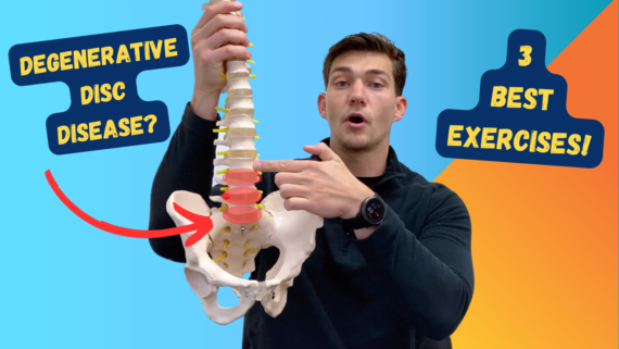 In this episode, Farnham's leading over-50's physiotherapist, Will Harlow, reveals 3 great exercises for improving the symptoms of degenerative disc disease (DDD). These exercises can help to strengthen, mobilise and improve the flexibility of sufferers of this condition.
