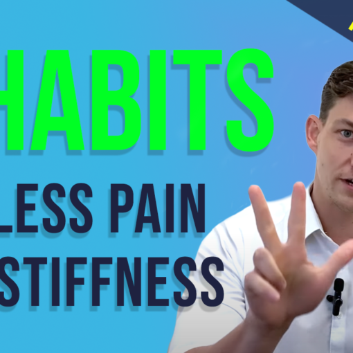 In this episode, Farnham's leading over-50's physiotherapist, Will Harlow, reveals 3 non-obvious daily habits that over-fifties can use for less pain and stiffness throughout life. These 3 simple habits target key areas of the body and can prevent problems if done every day.