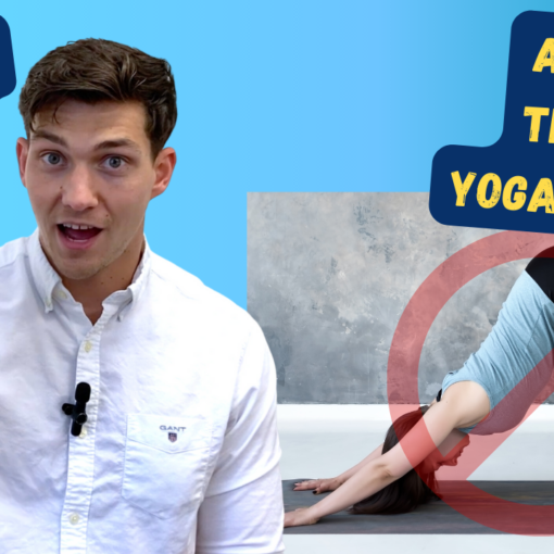 In this episode, Farnham's leading over-50's physiotherapist, Will Harlow, reveals 5 Yoga poses that MUST be avoided for people with bulging discs in the lumbar spine. These Yoga poses stretch areas that can aggravate a bulging disc and may stop you from getting better as fast as you should.