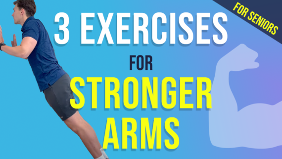 In this episode, Farnham's leading over-50's physiotherapist, Will Harlow, reveals 3 of the best exercises for stronger arms that are suitable for people over the age of fifty. These exercises will help you to push, pull or lift more effectively, and are great to keep you mobile later in life!