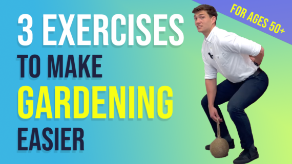In this episode, Farnham's leading over-50's physiotherapist, Will Harlow, reveals 3 simple exercises that can be used to make gardening easier for over fifties! These exercises will help you to improve your strength, mobility and balance in the garden this summer!