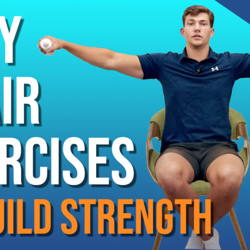 In this episode, Farnham's leading over-50's physiotherapist, Will Harlow, reveals 7 of the best chair exercises for building strength all over the body, perfect for seniors!