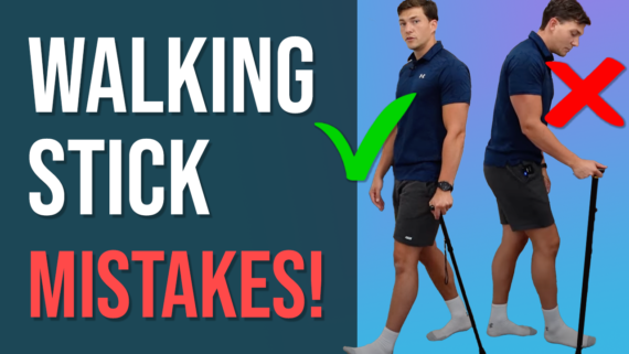 In this episode, Farnham's leading over-50's physiotherapist, Will Harlow, reveals 3 major mistakes walking stick users make and how to avoid them!