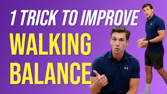 In this episode, Farnham's leading over-50's physiotherapist, Will Harlow, reveals a simple trick that can improve your walking balance!