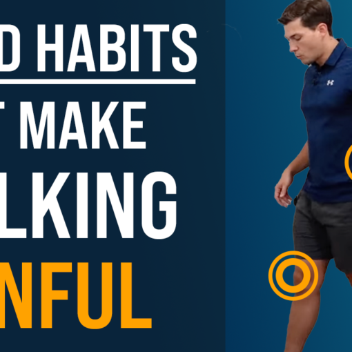 In this episode, Farnham's leading over-50's physiotherapist, Will Harlow, reveals 3 bad habits that make walking painful and how to fix them.