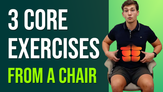 In this episode, Farnham's leading over-50's physiotherapist, Will Harlow, reveals the 3 best core exercises to do from a chair, perfect for people over fifty!