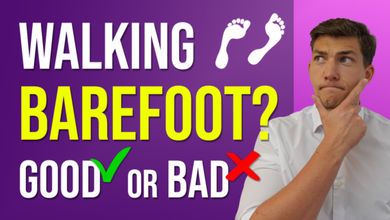 In this episode, Farnham's leading over-50's physiotherapist, Will Harlow, reveals whether walking barefoot is good or bad and reveals a handy alternative to build strength and posture in the feet!