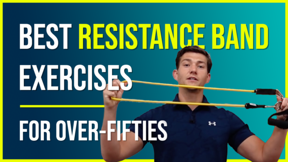 In this episode, Farnham's leading over-50's physiotherapist, Will Harlow, reveals 5 of the best resistance band exercises for people over fifty to build strength and mobility.