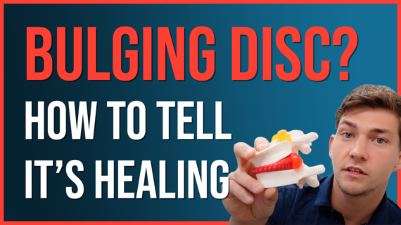 In this episode, Farnham's leading over-50's physiotherapist, Will Harlow, reveals one of the strangest signs that a bulging disc may be healing.