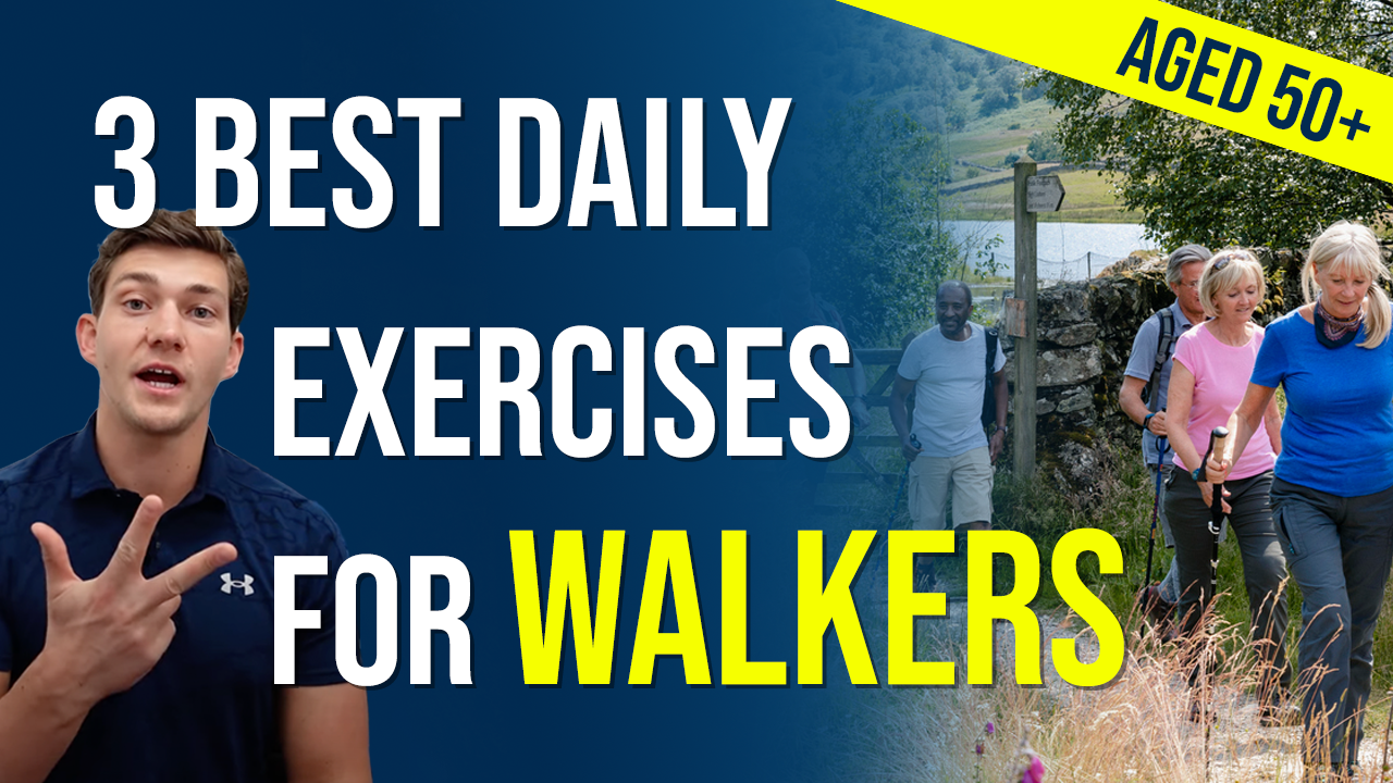 In this episode, Farnham's leading over-50's physiotherapist, Will Harlow, reveals 3 of the best daily exercises that walkers can do to walk further, for longer!