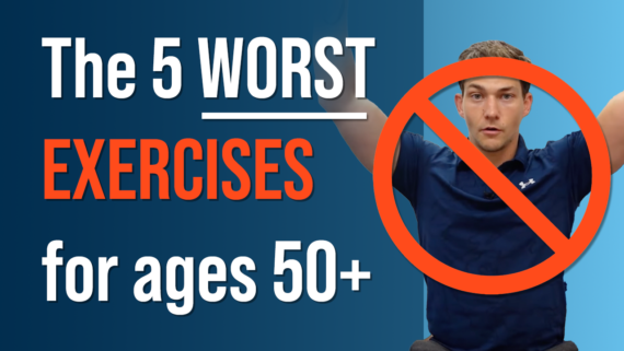In this episode, Farnham's leading over-50's physiotherapist, Will Harlow, reveals 5 of the worst exercises for people over 50 that have the potential to cause pain and injury!