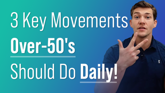 In this episode, Farnham's leading over-50's physiotherapist, Will Harlow, reveals 3 important movements for people over fifty to do each day!