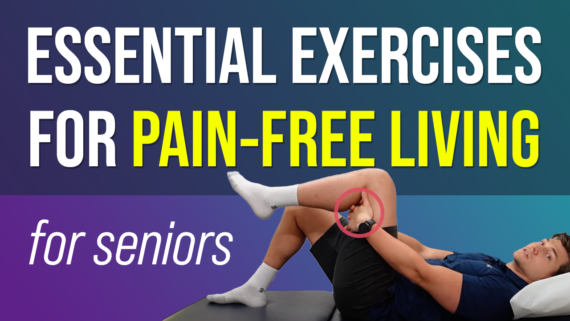 In this episode, Farnham's leading over-50's physiotherapist, Will Harlow, reveals a set of 5 exercises for pain-free living designed for seniors.