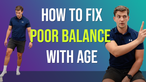 In this episode, Farnham's leading over-50's physiotherapist, Will Harlow, reveals a simple programme designed to fix balance problems with age!