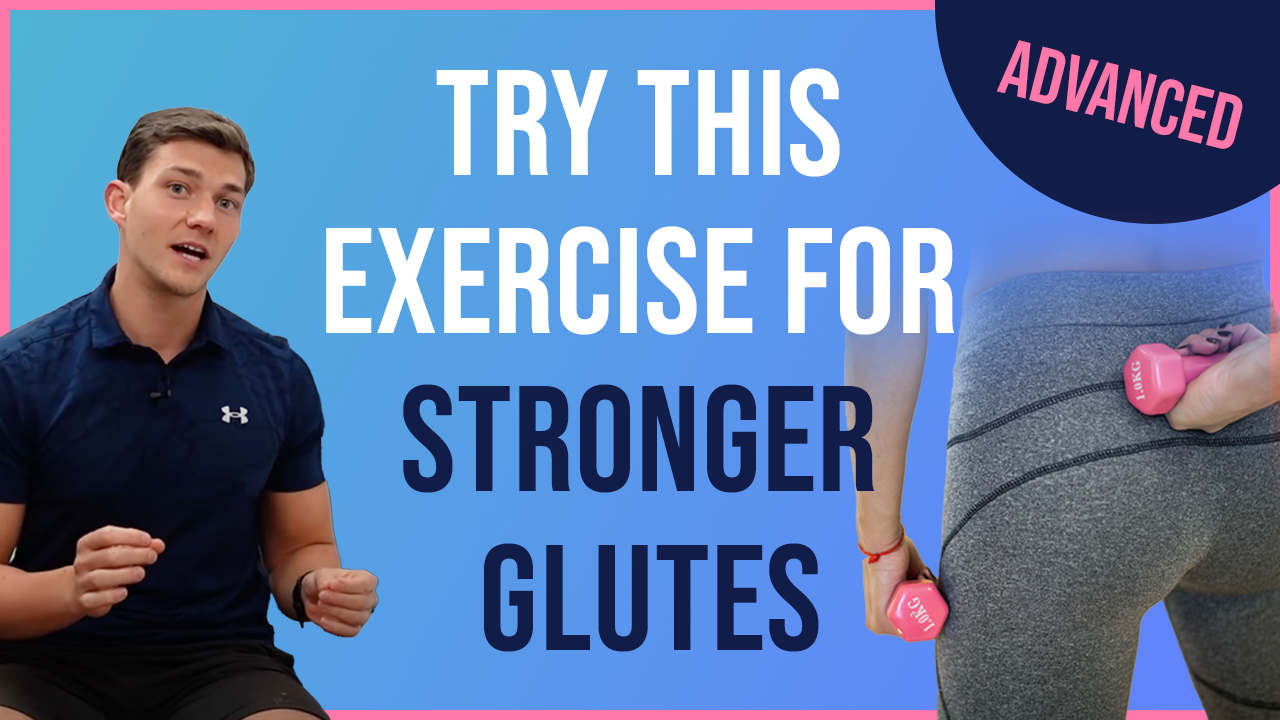 In this episode, Farnham's leading over-50's physiotherapist, Will Harlow, reveals an advanced exercise designed to strengthen the glute muscles in the hip.