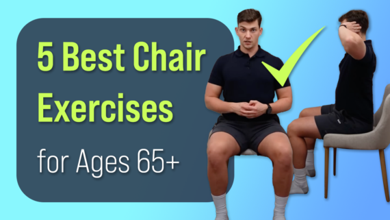 In this episode, Farnham's leading over-50's physiotherapist, Will Harlow, reveals some of the best chair exercises to build strength and mobility for people over the age of 65!