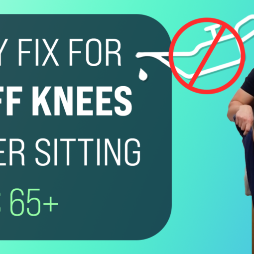 In this episode, Farnham's leading over-50's physiotherapist, Will Harlow, reveals a great way to relieve knee stiffness that comes on after sitting!