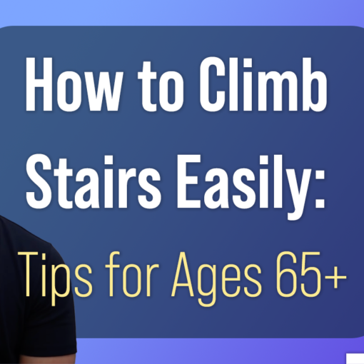 In this episode, Farnham's leading over-50's physiotherapist, Will Harlow, reveals some of the best strengthening exercises to help you climb stairs more easily!