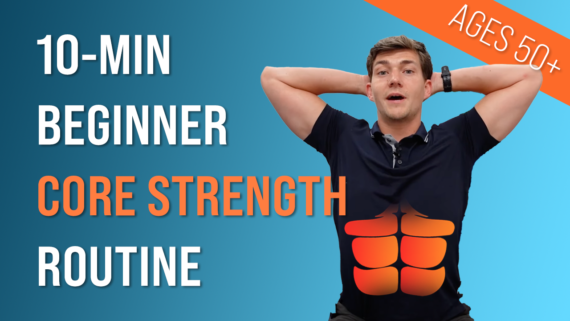 In this episode, Farnham's leading over-50's physiotherapist, Will Harlow, reveals a simple 10-min core strength routine for beginners and ages 50+!