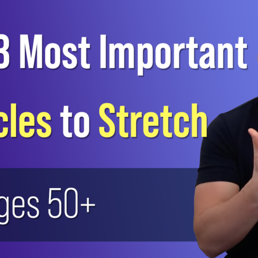 In this episode, Farnham's leading over-50's physiotherapist, Will Harlow, reveals what the 3 most important muscles to stretch are for ages 50+ (in his opinion!).