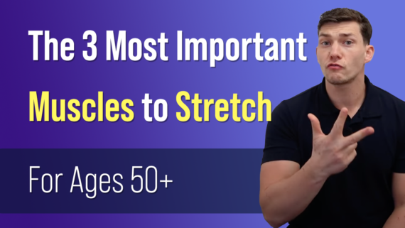 In this episode, Farnham's leading over-50's physiotherapist, Will Harlow, reveals what the 3 most important muscles to stretch are for ages 50+ (in his opinion!).