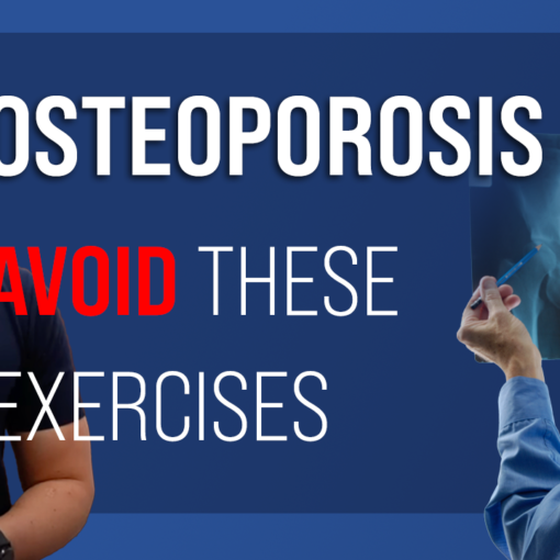 In this episode, Farnham's leading over-50's physiotherapist, Will Harlow, reveals the exercises that should definitely be AVOIDED for people with osteoporosis!