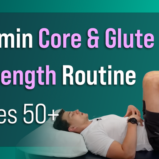 In this episode, Farnham's leading over-50's physiotherapist, Will Harlow, takes you through a 15 min core & glute strength routine, perfect for people over the age of 50 and beginners!