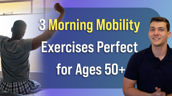 In this episode, Farnham's leading over-50's physiotherapist, Will Harlow, takes you through a short morning mobility routine, perfect for people over the age of 50 and beginners!