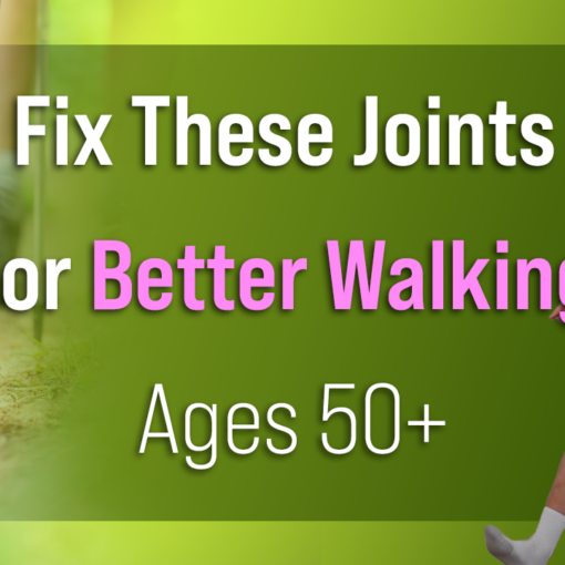 In this video, over-50s specialist physio Will Harlow shows you which joints to fix to improve your walking and exactly how to do it.