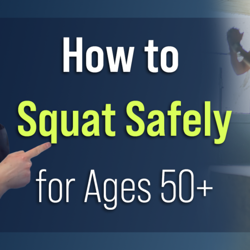 In this episode, Farnham's leading over-50's physiotherapist, Will Harlow, reveals some clever tips to help you squat safely without pain.