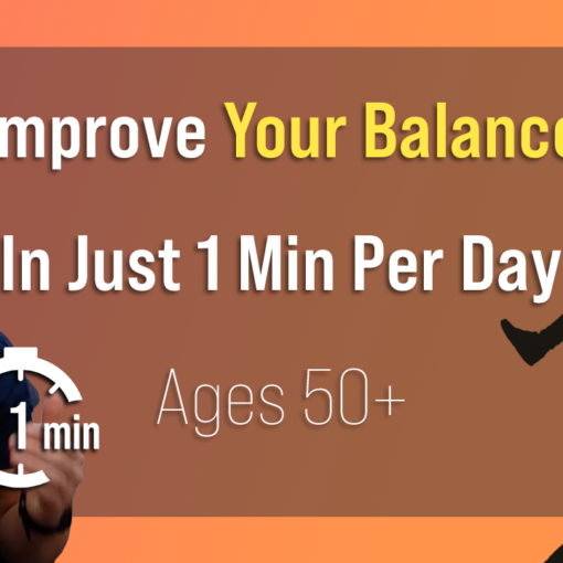 In this episode, Farnham's leading over-50's physiotherapist, Will Harlow, reveals a simple trick that can be used to improve balance with just 1 minute of practice per day!