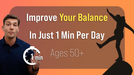 In this episode, Farnham's leading over-50's physiotherapist, Will Harlow, reveals a simple trick that can be used to improve balance with just 1 minute of practice per day!