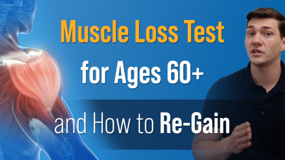 Muscle loss is a big problem for people over the age of sixty, with rates of 1% of total muscle lost each year not being uncommon! In today's video, Will Harlow shows you a simple test to see if you might be at risk – PLUS how to fix it!