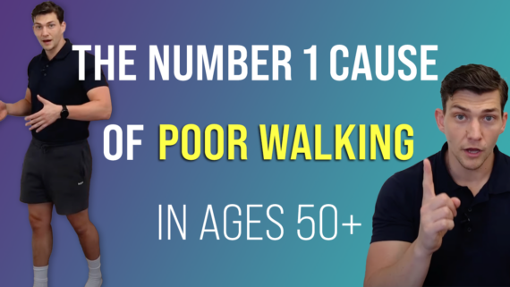 In today's video, over-50s specialist physio Will Harlow shows you a science-backed reason for poor walking in people over the age of 50... and how to fix it!