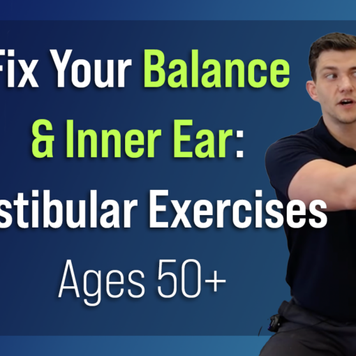 In this episode, Farnham's leading over-50's physiotherapist, Will Harlow, reveals a programme of vestibular exercises to help you improve your balance and inner ear!