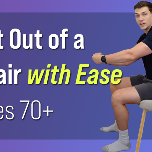 In this episode, Farnham's leading over-50's physiotherapist, Will Harlow, reveals a simple way to get out of a chair for those who are struggling with sit-to-stand movements.