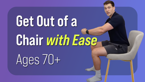 In this episode, Farnham's leading over-50's physiotherapist, Will Harlow, reveals a simple way to get out of a chair for those who are struggling with sit-to-stand movements.