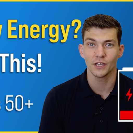 In today's video, over-50s specialist physio Will Harlow shows you a science-backed set of tips to help you increase your daily energy levels!