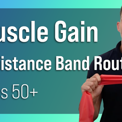 In this episode, Farnham's leading over-50's physiotherapist, Will Harlow, takes you through a muscle gain resistance band routine perfect for ages 50+!