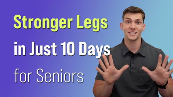 In this episode, Farnham's leading over-50's physiotherapist, Will Harlow, reveals a great program to help you gain strength in your legs in just 10 days! This program is perfect for ages 65+ and seniors.