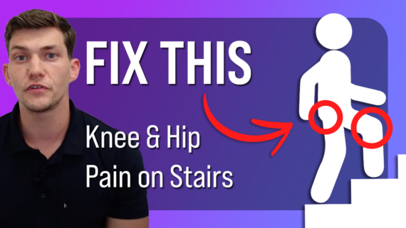 In this episode, Farnham's leading over-50's physiotherapist, Will Harlow, reveals one simple exercise to fix knee and hip pain on stairs!