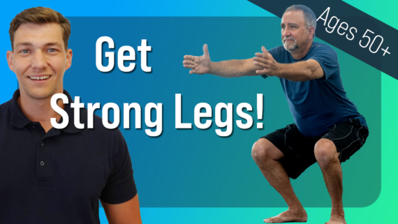 In this episode, Farnham's leading over-50's physiotherapist, Will Harlow, reveals a great exercise to help people over fifty to improve the strength of their legs.