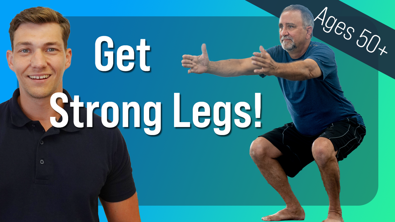 In this episode, Farnham's leading over-50's physiotherapist, Will Harlow, reveals a great exercise to help people over fifty to improve the strength of their legs.