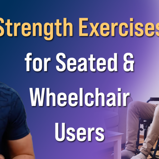 In this episode, Farnham's leading over-50's physiotherapist, Will Harlow, reveals 5 great strength exercises for people who can't stand and wheelchair users.